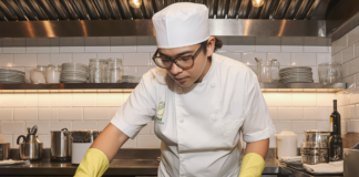 SE SOLICITA AYUDANTE DE COCINA PARA LABORES DE LIMPIEZA Y DESINFECCIÓN GENERAL