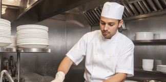 SE SOLICITA LAVAPLATOS DE TIEMPO COMPLETO PARA ASEO DE COCINA EN COMPLEJO TURÍSTICO