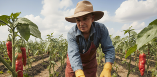 SE NECESITA TRABAJADOR AGRÍCOLA PARA RECOLECCIÓN DE PIMIENTOS EN FINCA, NO SE REQUIERE EXPERIENCIA