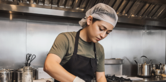 SE SOLICITA AYUDANTE DE COCINA PARA PREPARACIÓN DE MILANESAS Y GUARNICIONES EN RESTAURANTE