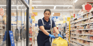 SE REQUIERE AUXILIAR DE LIMPIEZA PARA ASEO DE DISTINTAS ÁREAS EN SUPERMERCADO (DISPONIBILIDAD LOS FINES DE SEMANA)