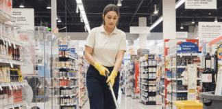 SE SOLICITA AUXILIAR DE LIMPIEZA PARA SUPERMERCADO (HORARIOS ROTATIVOS)