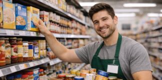 SE REQUIERE AUXILIAR DE SUPERMERCADO PARA TURNO NOCTURNO (MEDIO TIEMPO)