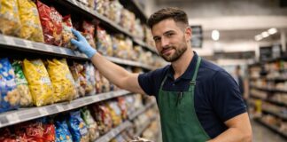 SE SOLICITA GONDOLERO PARA REPOSICIÓN Y ORDEN DE PRODUCTOS EN SUPERMERCADO (TURNOS ROTATIVOS)