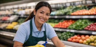 SE NECESITA PERSONAL DE LIMPIEZA TEMPORAL PARA ASEO DE ÁREAS COMUNES EN SUPERMERCADO