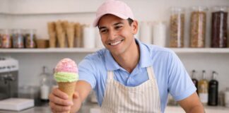 SE SOLICITA TRABAJADOR DE HELADERÍA PARA ATENCIÓN AL CLIENTE EN MOSTRADOR, NO SE REQUIERE EXPERIENCIA