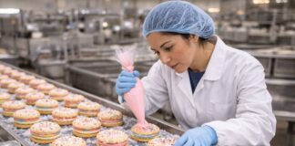 SE BUSCA AYUDANTE DE PRODUCCIÓN PARA MONTAJE Y DECORACIÓN DE POSTRES, NO SE REQUIERE EXPERIENCIA