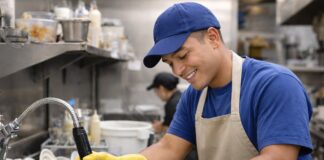 SE BUSCA LAVAPLATOS PARA RESTAURANTE EN JORNADA DE MEDIO TIEMPO O TIEMPO COMPLETO