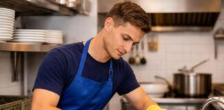 SE SOLICITA LAVAPLATOS PARA LIMPIEZA DE EQUIPOS DE COCINA EN RESTAURANTE (HORARIOS FLEXIBLES)