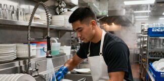 SE BUSCA LAVAPLATOS Y AYUDANTE DE COCINA PARA RESTAURANTE (TURNO NOCTURNO)