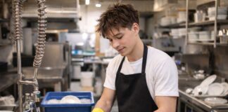 SE SOLICITA LAVAPLATOS Y AYUDANTE DE COCINA PARA DESINFECCIÓN DE UTENSILIOS