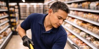 SE SOLICITA PERSONAL DE LIMPIEZA PARA ASEO DE SUPERMERCADO EN TURNO NOCTURNO