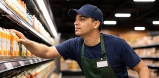 SE SOLICITA TRABAJADOR DE SUPERMERCADO PARA TURNO NOCTURNO A TIEMPO PARCIAL