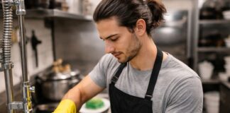 SE SOLICITA LAVAPLATOS Y AYUDANTE DE COCINA PARA RESTAURANTE (MEDIO TIEMPO CON HORARIO FLEXIBLE)