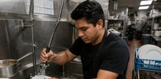 SE NECESITA LAVAPLATOS CON DISPONIBILIDAD PARA TRABAJAR LOS FINES DE SEMANA EN RESTAURANTE