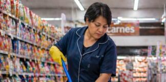 SE SOLICITA PERSONAL DE LIMPIEZA PARA SUPERMERCADO EN TURNO PARCIAL