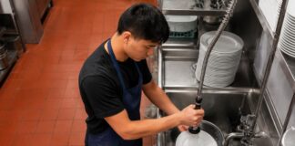 SE SOLICITA LAVAPLATOS PARA LIMPIEZA GENERAL DE COCINA (HOMBRE Y/O MUJER)