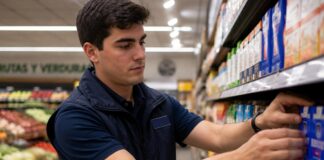 SE NECESITA TRABAJADOR DE SUPERMERCADO PARA ATENCIÓN AL CLIENTE Y ABASTECIMIENTO DE ESTANTERÍAS (MEDIO TIEMPO)