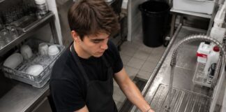 SE SOLICITA LAVAPLATOS CON DISPONIBILIDAD DE HORARIOS FLEXIBLES EN RESTAURANTE (MEDIO TIEMPO O TIEMPO COMPLETO)