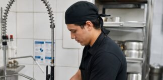 SE NECESITA LAVAPLATOS PARA DESINFECCIÓN DE OLLAS, SARTENES Y UTENSILIOS DE COCINA