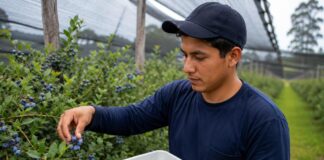 SE NECESITA PEÓN AGRÍCOLA PARA RECOLECCIÓN DE ARÁNDANOS EN CAMPO, NO SE REQUIERE EXPERIENCIA
