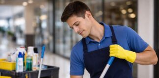 SE SOLICITA TRABAJADOR DE LIMPIEZA PARA ASEO DE OFICINAS, BODEGAS Y PATIOS