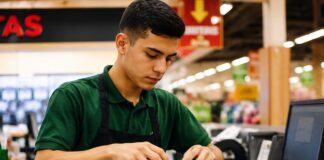 SE SOLICITA EMPACADOR PARA TRABAJAR EN JORNADA DE MEDIO TIEMPO EN SUPERMERCADO