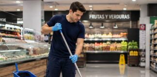 SE BUSCA AUXILIAR DE LIMPIEZA PARA ASEO DE ÁREAS COMUNES EN SUPERMERCADO