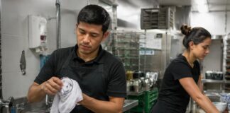 SE BUSCA AYUDANTE DE COCINA PARA DESINFECCIÓN DE PLATOS Y ORDEN DE COCINA EN RESTAURANTE