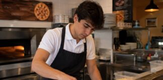 SE NECESITA AYUDANTE DE COCINA PARA PREPARACIÓN DE PIZZAS EN RESTAURANTE, NO SE REQUIERE EXPERIENCIA