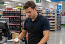 SE NECESITA CAJERO/REPONEDOR DE MEDIO TIEMPO PARA LABORES GENERALES EN SUPERMERCADO
