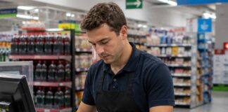 SE NECESITA CAJERO/REPONEDOR DE MEDIO TIEMPO PARA LABORES GENERALES EN SUPERMERCADO