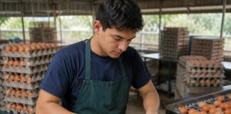 SE REQUIERE EMPACADOR DE HUEVOS PARA LABORES DE CLASIFICACIÓN EN GRANJA (TIEMPO PARCIAL)