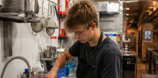SE SOLICITA LAVAPLATOS PARA LIMPIEZA DE OLLAS, SARTENES, UTENSILIOS DE COCINA Y ORDEN DE ESPACIOS COMUNES EN RESTAURANTE