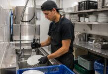 SE SOLICITAN LAVAPLATOS CON O SIN EXPERIENCIA PARA LIMPIEZA Y APOYO EN COCINA DE RESTAURANTE (DISPONIBILIDAD LOS FINES DE SEMANA)
