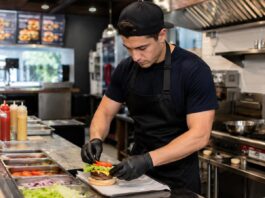 SE SOLICITA TRABAJADOR DE RESTAURANTE PARA ATENCIÓN AL CLIENTE Y PREPARACIÓN DE ALIMENTOS (TIEMPO PARCIAL)