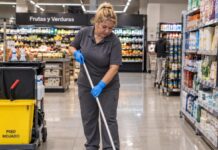 SE NECESITA AUXILIAR DE LIMPIEZA PARA DESINFECCIÓN DE PISOS, ESTANTES Y ÁREAS COMUNES EN SUPERMERCADO