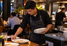 SE SOLICITA AYUDANTE DE CAMARERO PARA TURNO DE NOCHE EN RESTAURANTE
