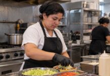 SE SOLICITA AYUDANTE DE COCINA PARA PREPARACIÓN DE ALIMENTOS Y ORDEN GENERAL (TIEMPO COMPLETO)