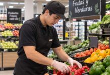 SE SOLICITA DEPENDIENTE DE MOSTRADOR PARA ATENDER Y ORGANIZAR EL ÁREA DE FRUTAS Y VERDURAS EN SUPERMERCADO
