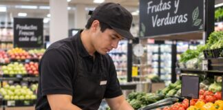SE SOLICITA DEPENDIENTE DE MOSTRADOR PARA ATENDER Y ORGANIZAR EL ÁREA DE FRUTAS Y VERDURAS EN SUPERMERCADO