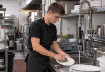 SE BUSCA LAVAPLATOS PARA MANTENER LA COCINA Y LAS ÁREAS DE SERVICIO LIMPIAS