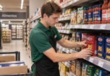 SE SOLICITA TRABAJADOR DE SUPERMERCADO CON O SIN EXPERIENCIA PARA CONTROL DE ESTANTES CON PRODUCTOS