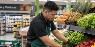 SE BUSCA TRABAJADOR PARA TIENDA DE COMESTIBLES, ENCARGADO DE REALIZAR LA REPOSICIÓN DE MERCADERÍA EN EL ÁREA DE FRUTAS Y VERDURAS