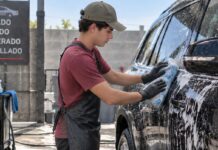 SE SOLICITA TRABAJADOR PARA LAVAR AUTOS 5 DÍAS A LA SEMANA (TIEMPO COMPLETO)