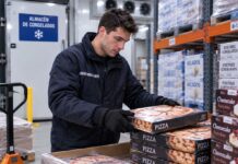 SE NECESITA TRABAJADOR DE ALMACÉN PARA RECEPCIÓN Y ORGANIZACIÓN DE PIZZAS Y POSTRES CONGELADOS