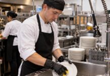 SE SOLICITA AYUDANTE DE COCINA Y LAVAPLATOS CON O SIN EXPERIENCIA PARA RESTAURANTE (HORARIOS FLEXIBLES)