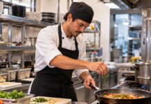 SE SOLICITA COCINERO/A DE TIEMPO COMPLETO PARA PREPARACIÓN DE ALIMENTOS EN RESTAURANTE