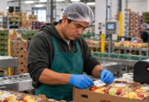 SE SOLICITA EMPACADOR DE ALIMENTOS PARA ETIQUETADO Y EMBALAJE DE FRUTA EN CAJA