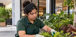 SE SOLICITA JARDINERO/A PARA RIEGO, PODA Y CUIDADO DE PLANTAS INTERIORES Y EXTERIORES EN LOCALES COMERCIALES